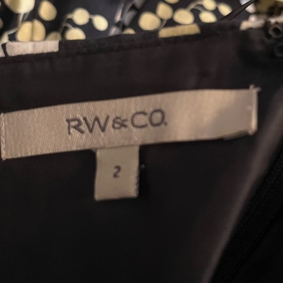 ⭐️ RW & CO black, yellow and white bubble dress- size 2 - Picture 4 of 11